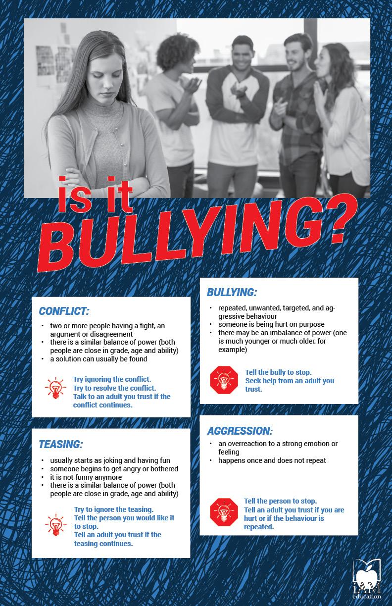 "Is it bullying?" secondary poster (Follow the link below for the PDF version)